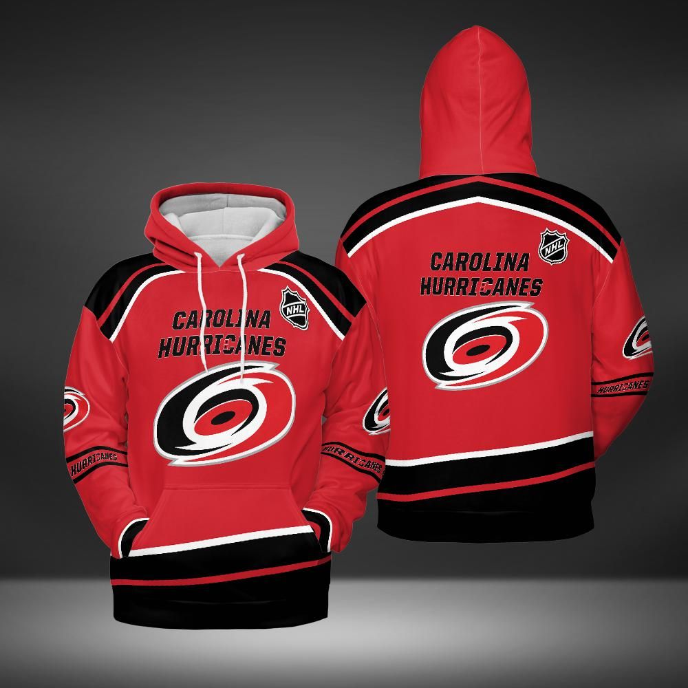 Team All Over Print Hoodie Carolina Hurricanes Nhl ZipUp Option 0