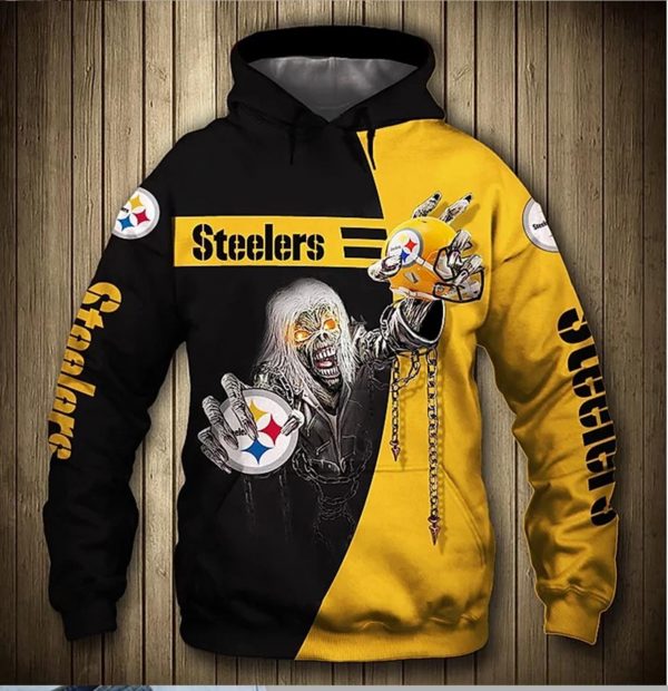 Team2BPittsburgh2BSteelers2BFootball2B3d2BHoodie2BSkull2B1 Classic2BT Shirt Sweetdreamfly2BC490EN kCooL 600x620 1