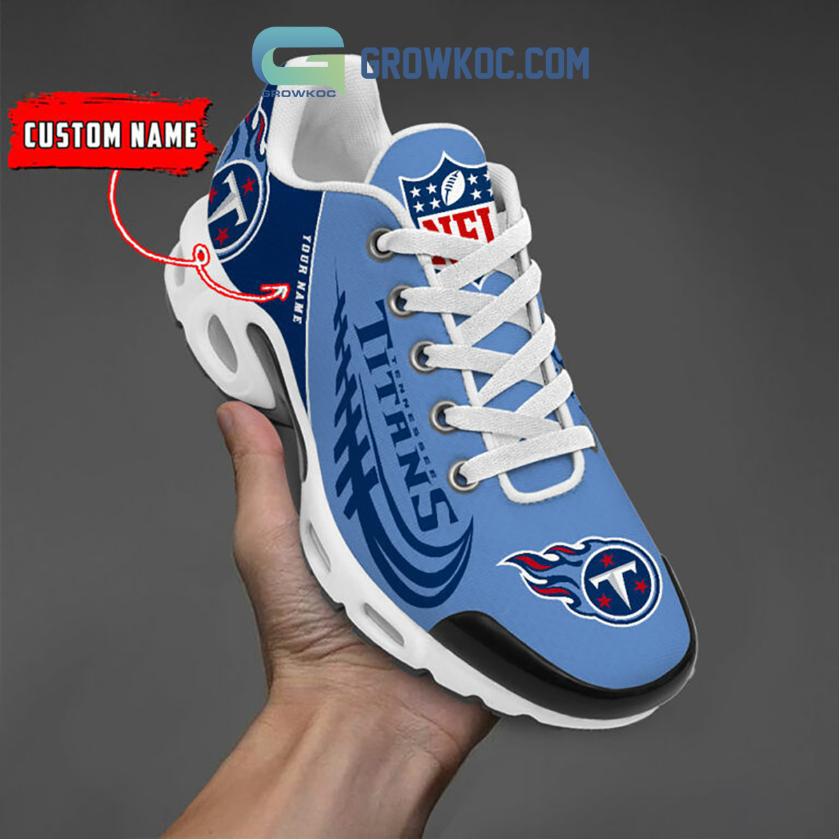 Tennessee Titans Personalized TN Shoes2B1 fuSw2