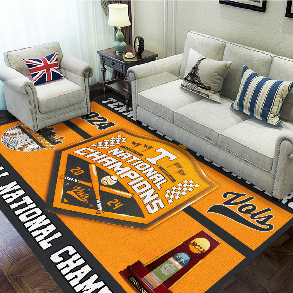 Tennessee Volunteers Baseball Rug HUANNM5474 Linh 3