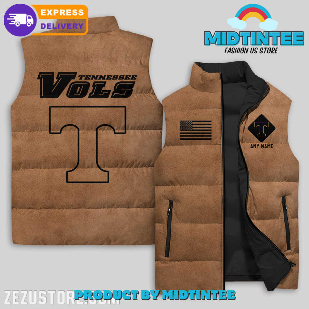 Tennessee Volunteers NCAA Sleeveless Jacket 1 JR77j