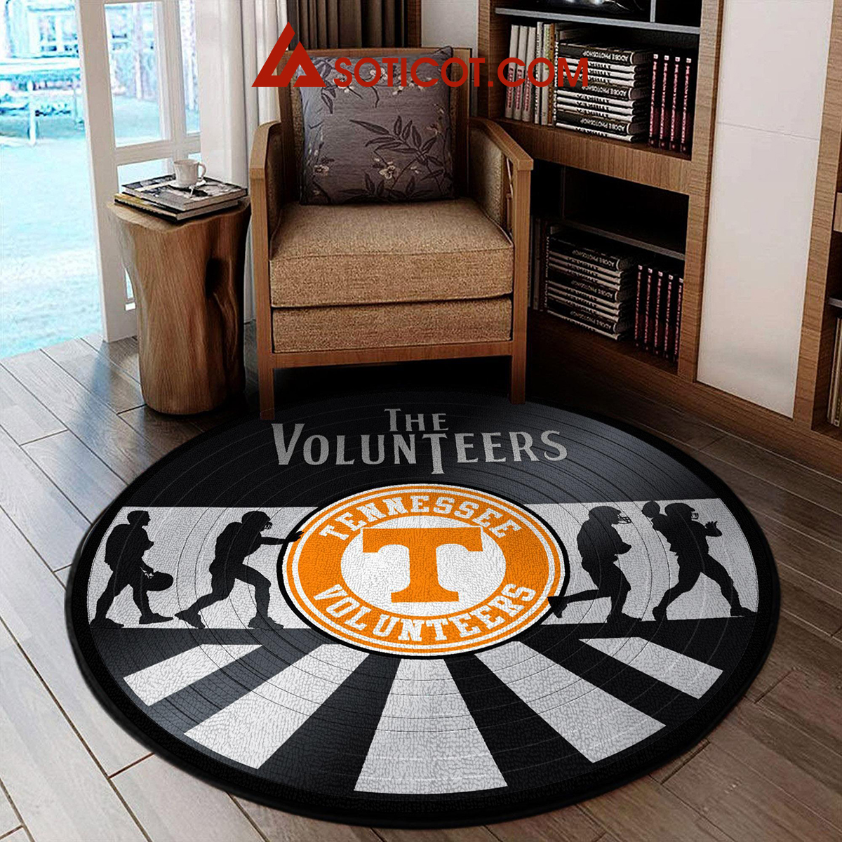 Tennessee Volunteers New Style Sports Round Rug Carpet Livingroom Mat2B1 DVLfB