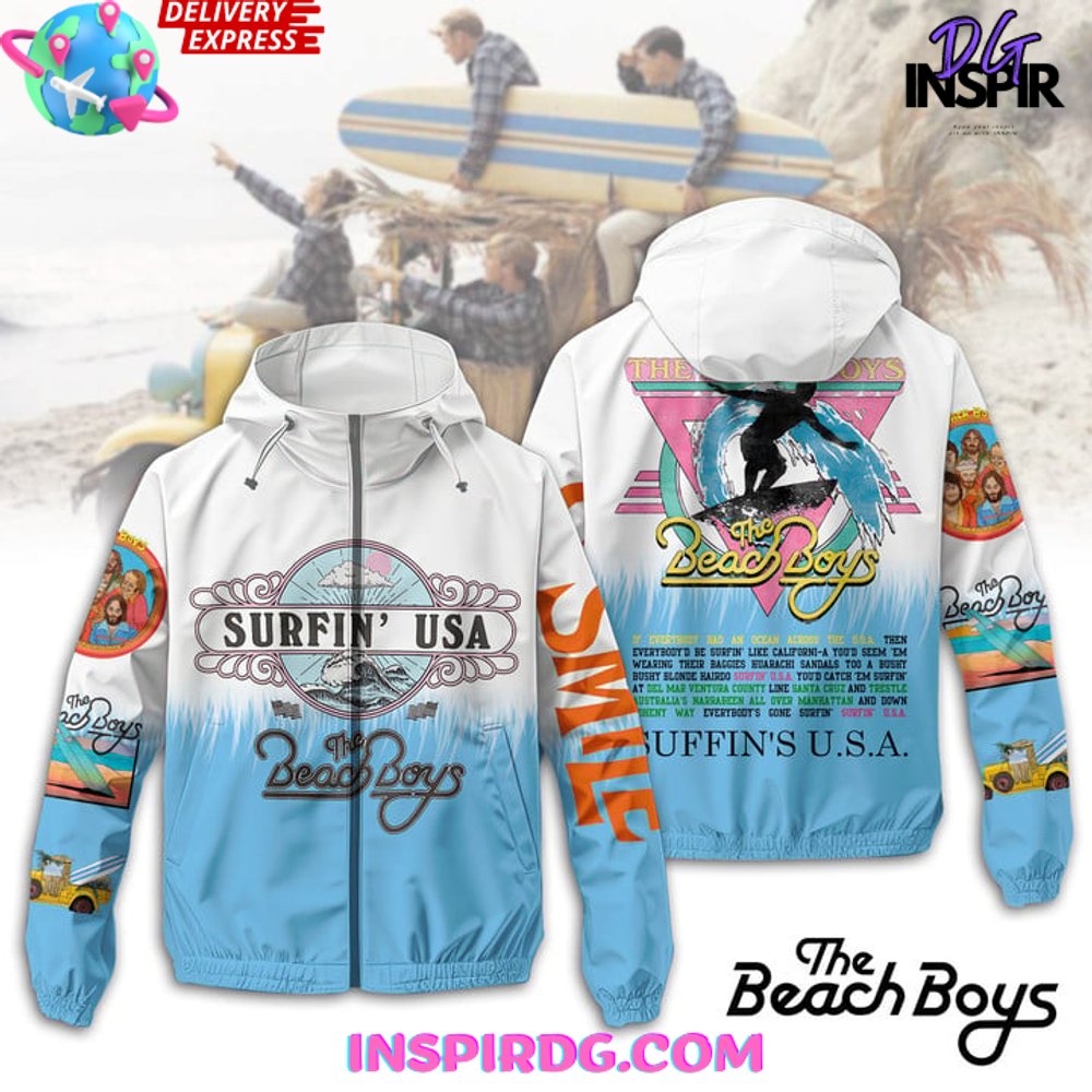 The Beach Boy Surfin USA Zipper Hoodie 1