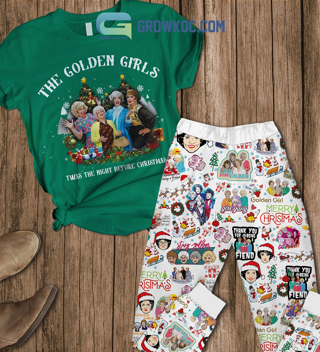 The Golden Girls Twas The Night Before Christmas Pajamas Set2B1 knPOX