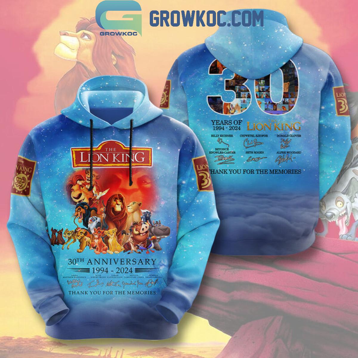 The Lion King 30 Years Of The Memories Since 1994 Hoodie Shirts 1 lc2Ln