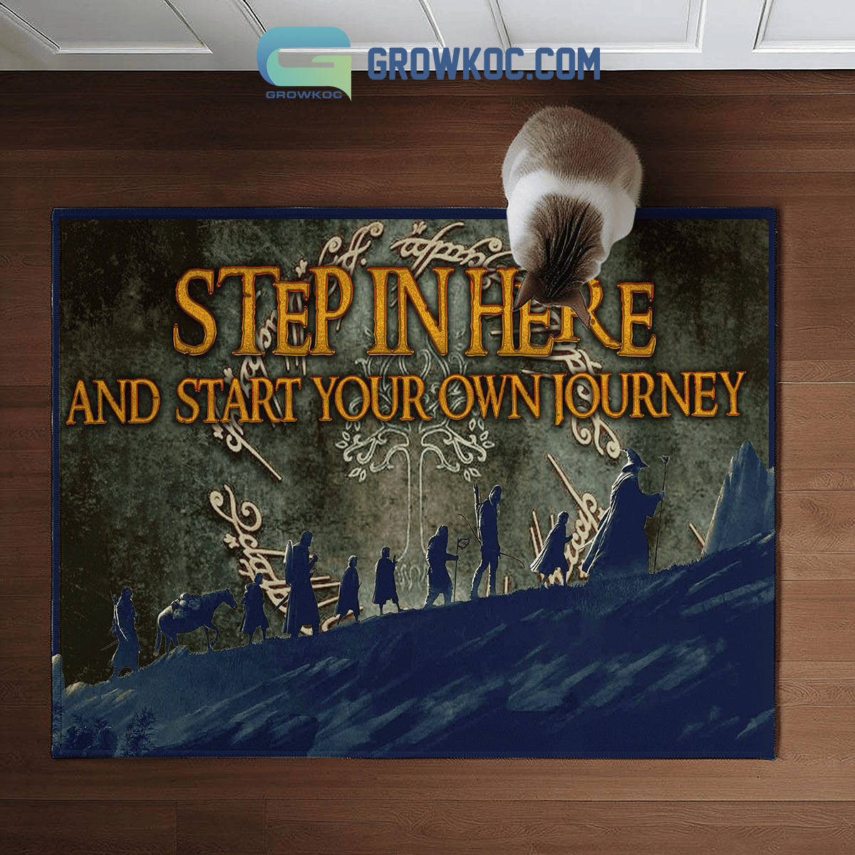 The Lord Of The Rings Step In Here And Start Your Own Journey Doormat2B1 BDNhk