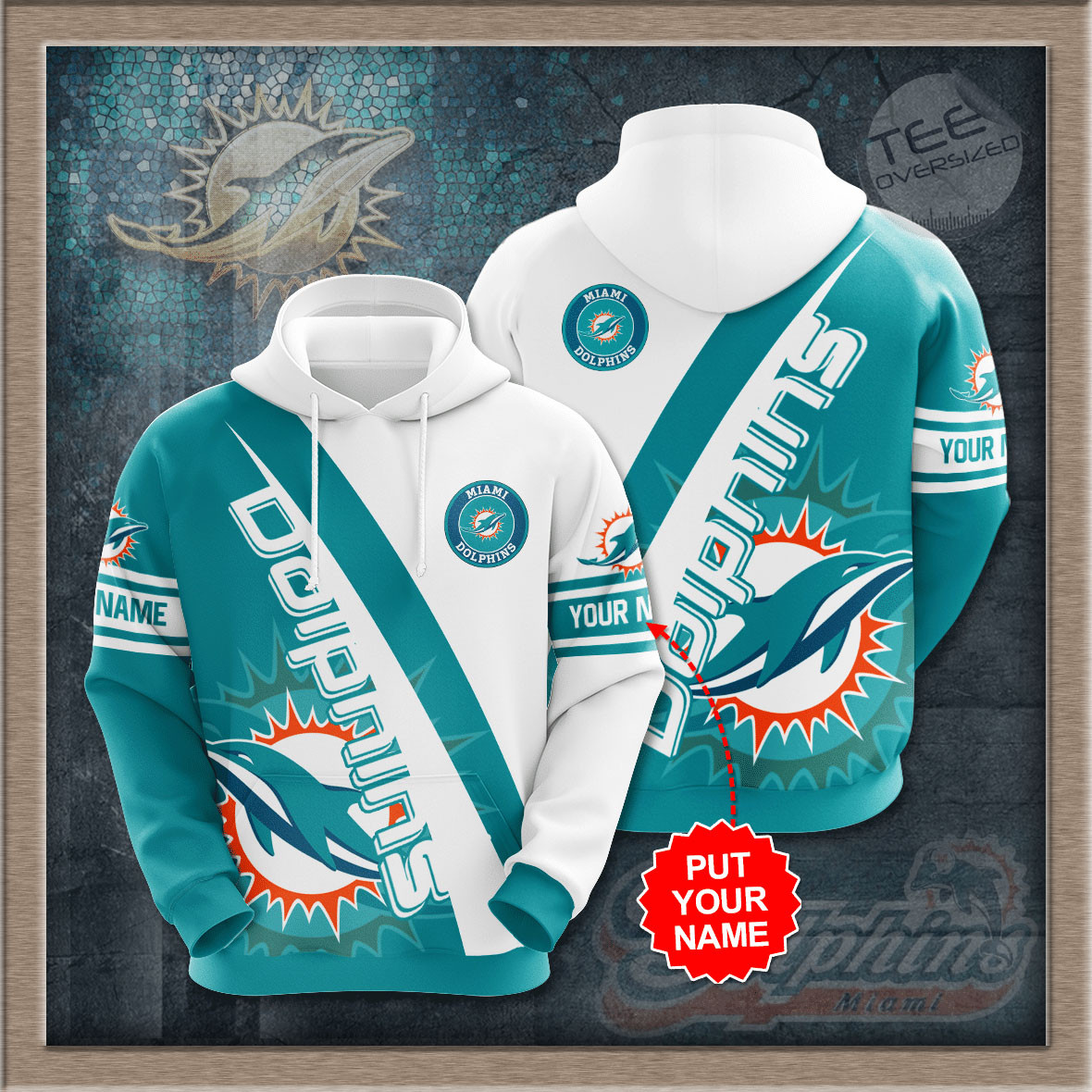 The Miami Dolphins Hoodie 3D NFL Clothes 0