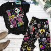 The Nightmare Before Christmas Couple Valentine Fleece Pajamas Set2B1 cFwFF