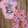 The Nightmare Before Christmas Jack Sally Valentine Fleece Pajamas Set2B1 AvJ6t