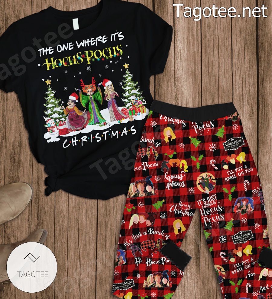 The One Where Its Hocus Pocus Christmas Pajamas Set