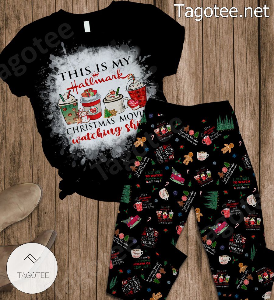 This Is My Hallmark Christmas Movie Watching Shirt Pajamas Set