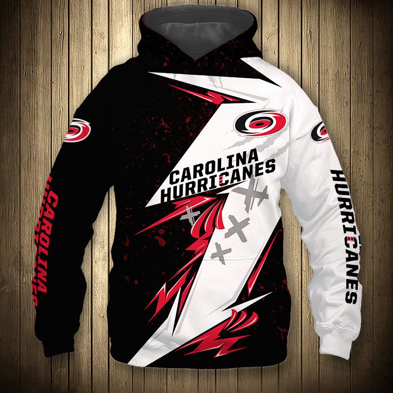 Thunder Design Pullover Carolina Hurricanes Nhl Hoodie For Stylish Fans 0