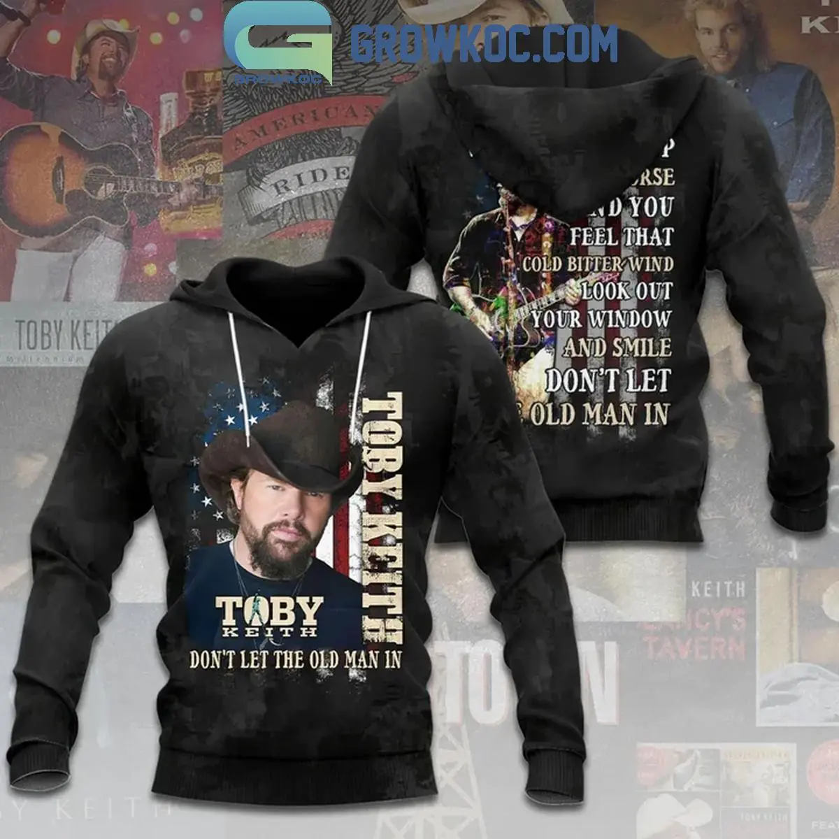 Toby Keith Dont Let The Old Man In Song Of Cowboys Hoodie Shirts 1 YWYor