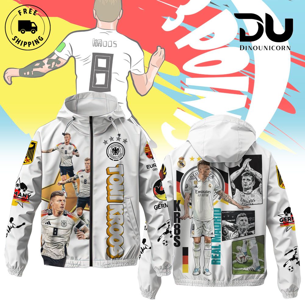 Toni Kroos Windbreaker Outdoor Jacket 4