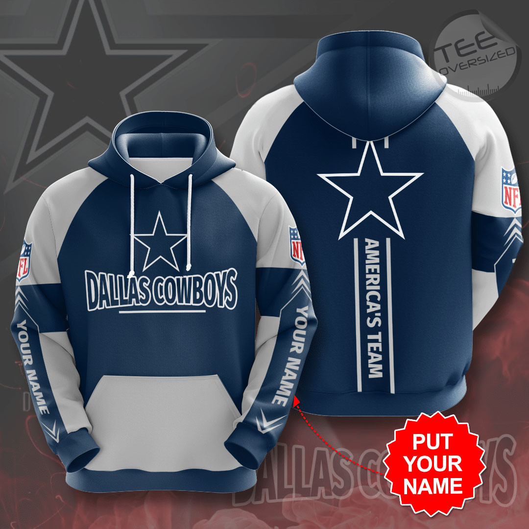 Top 15 Dallas Cowboys 3D Hoodies with All Over Print from Printful 0