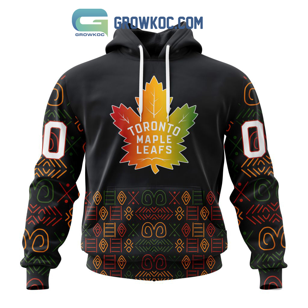 Toronto Maple Leafs Black History Month Personalized Hoodie Shirts2B1 DofR1