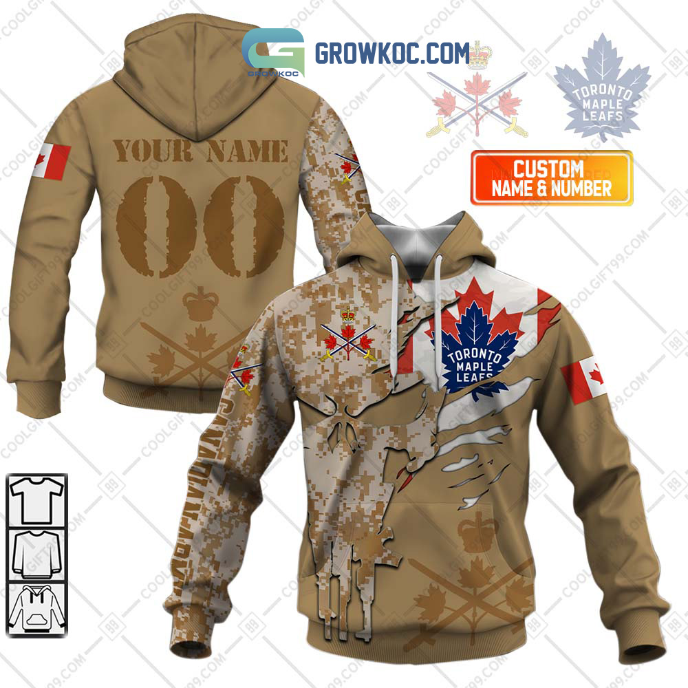 Toronto Maple Leafs Marine Corps Personalized Hoodie Shirts2B1 H7mnk