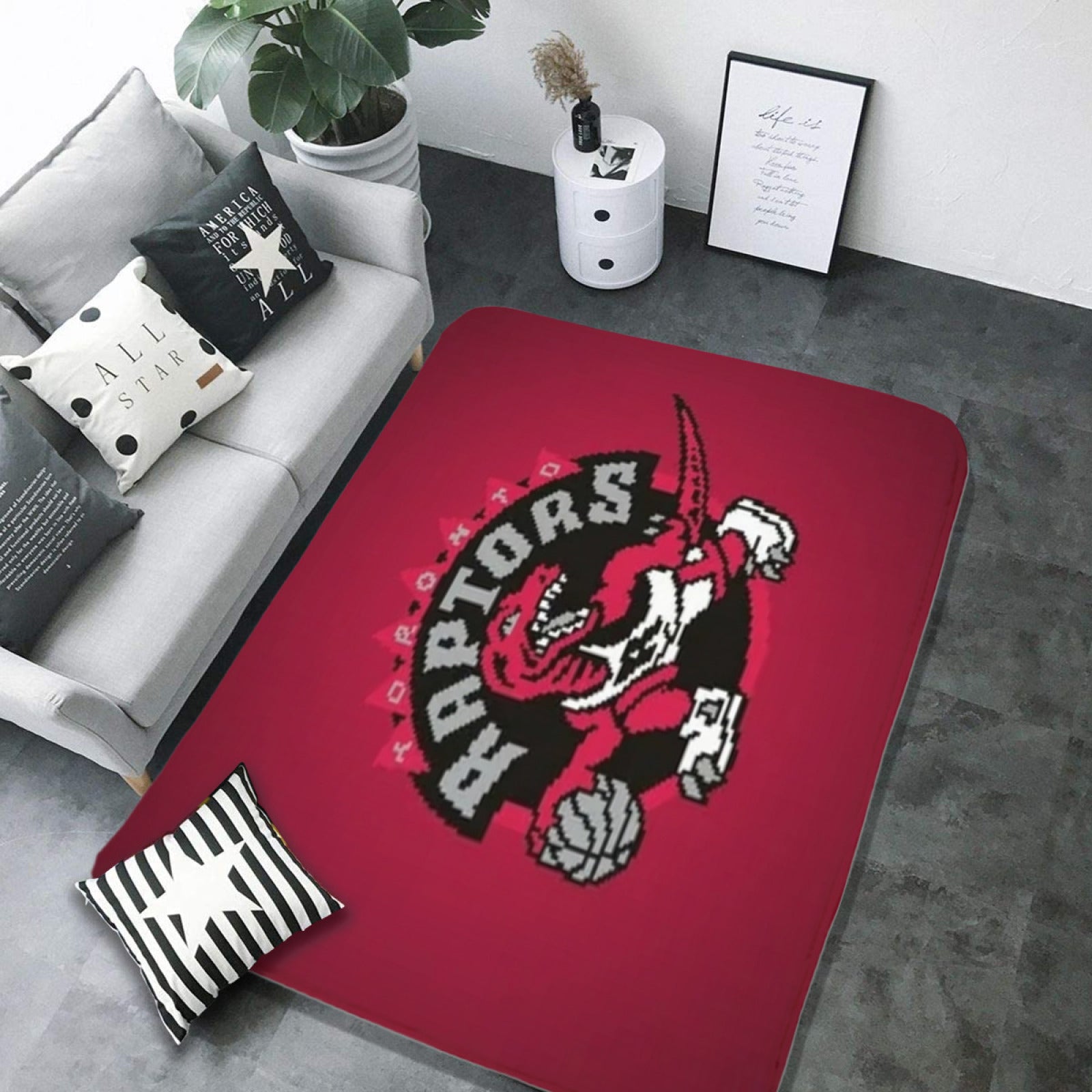 Toronto Basketball Raptors Carpet Living Room Bedroom Mats Kitchen Bathroom Rug 2 ef4220dd c7bc 4579 85ac f324d2593702