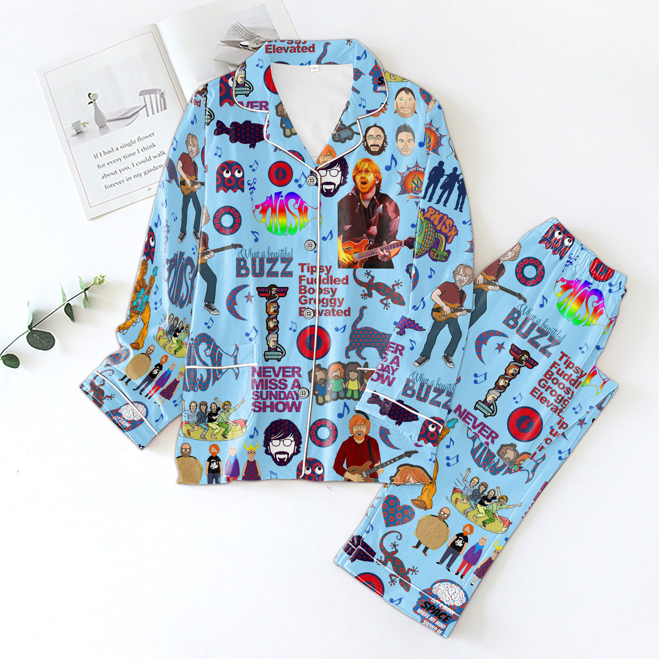 Trey Anastasio Icons Bundle Pajamas Set2B1 jkrn2