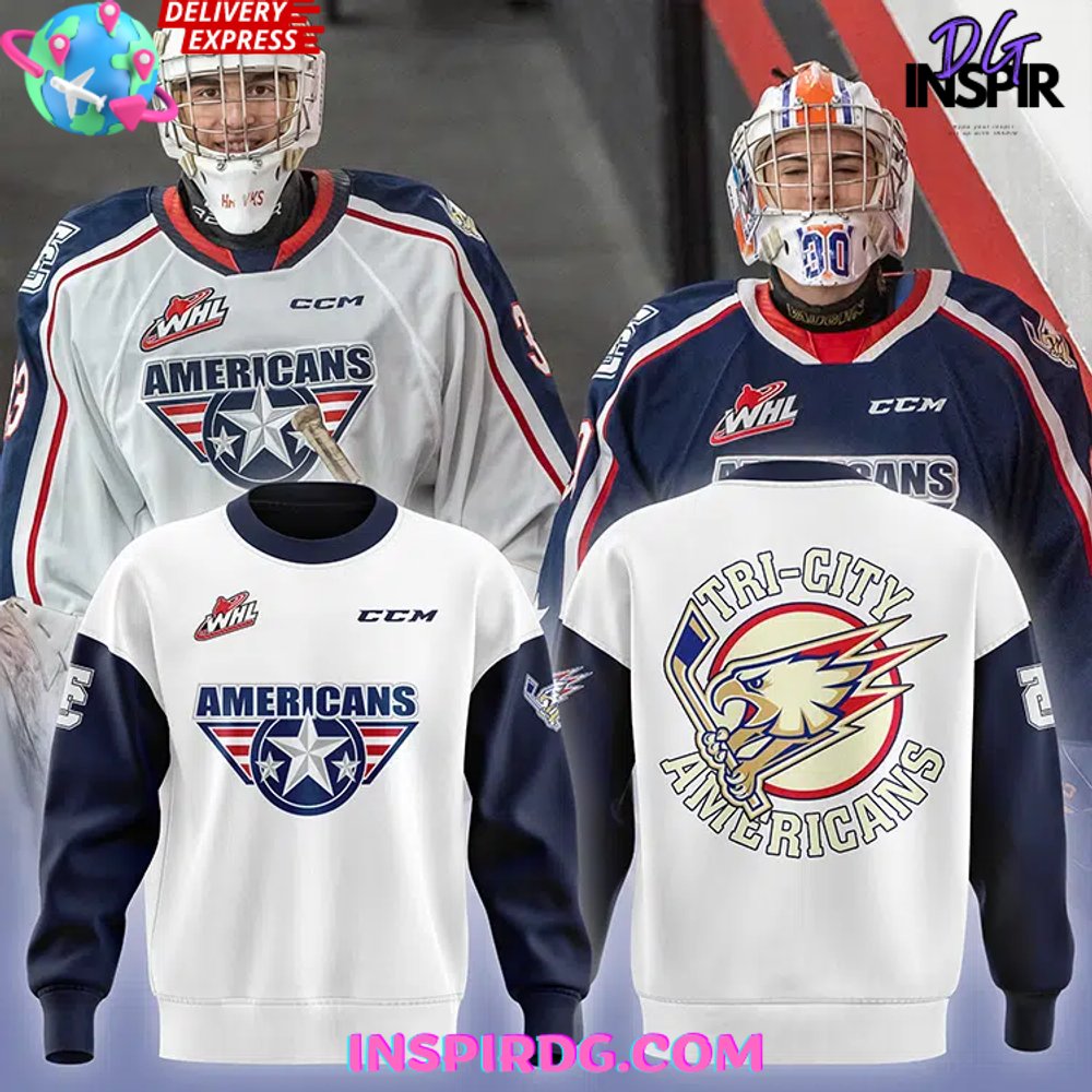 TriCity Americans Hockey 2024 Sweatshirt 1