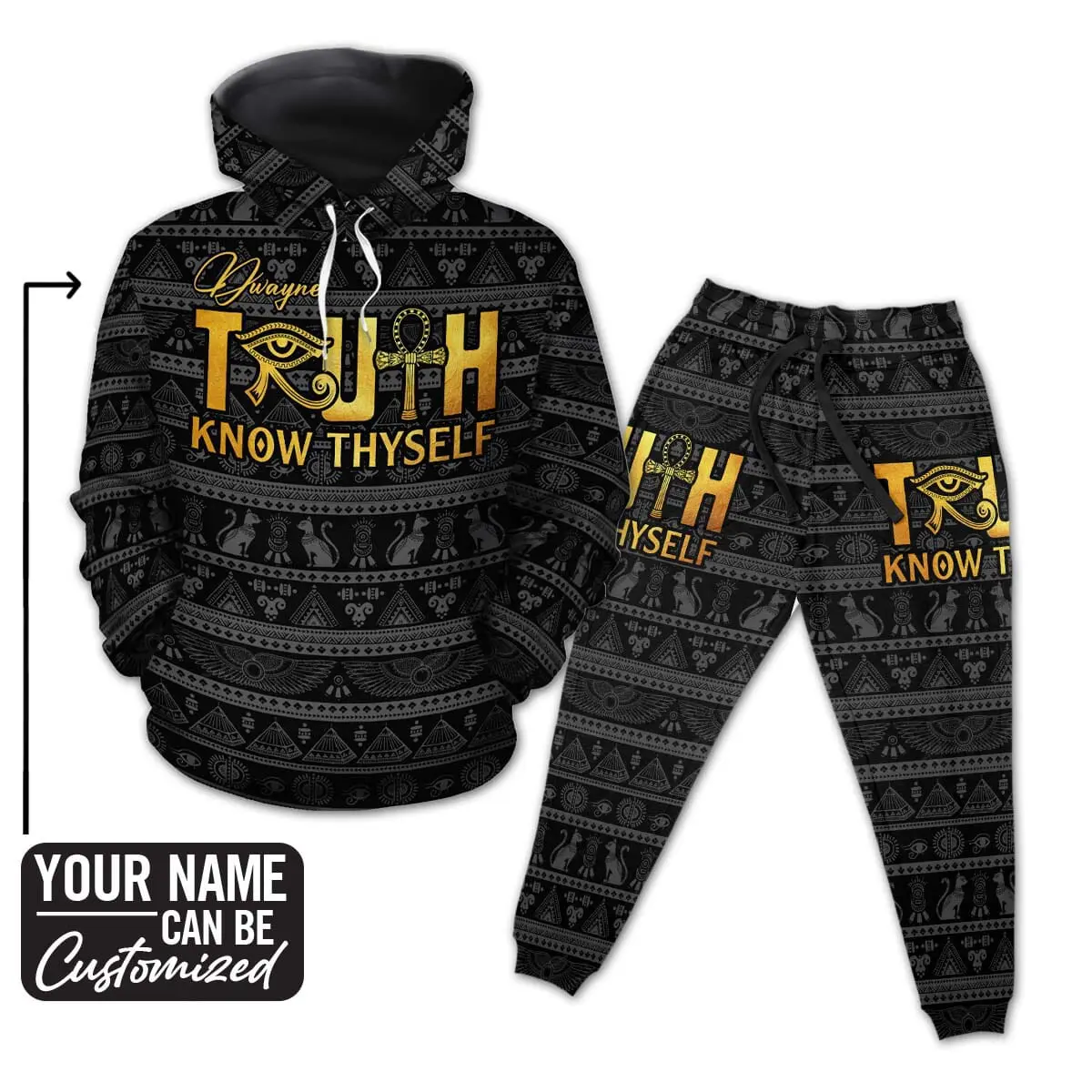 TruthKnowThyself2All overHoodieAndJoggersSet