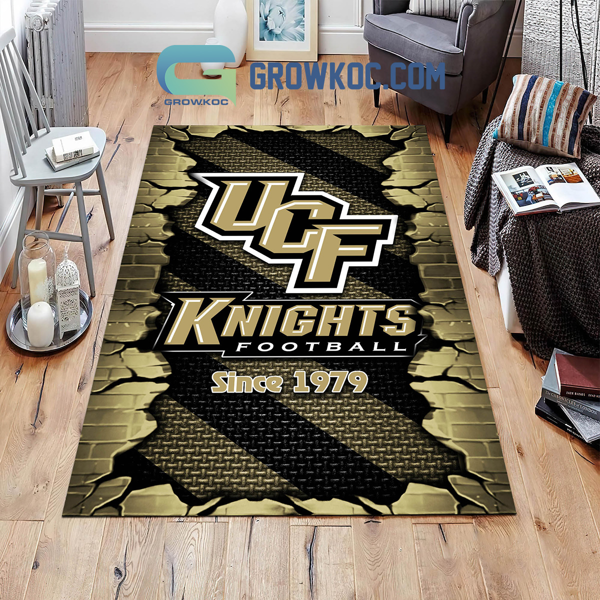 UCF Knights Football Team Living Room Rug2B1 dbmY7