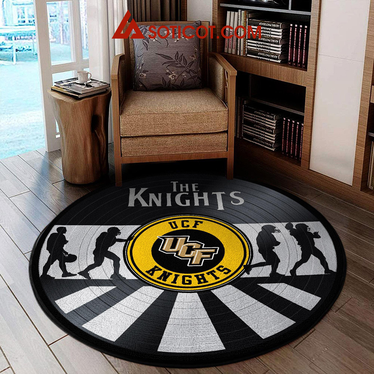 UCF Knights New Style Sports Round Rug Carpet Livingroom Mat2B1 zmNT6