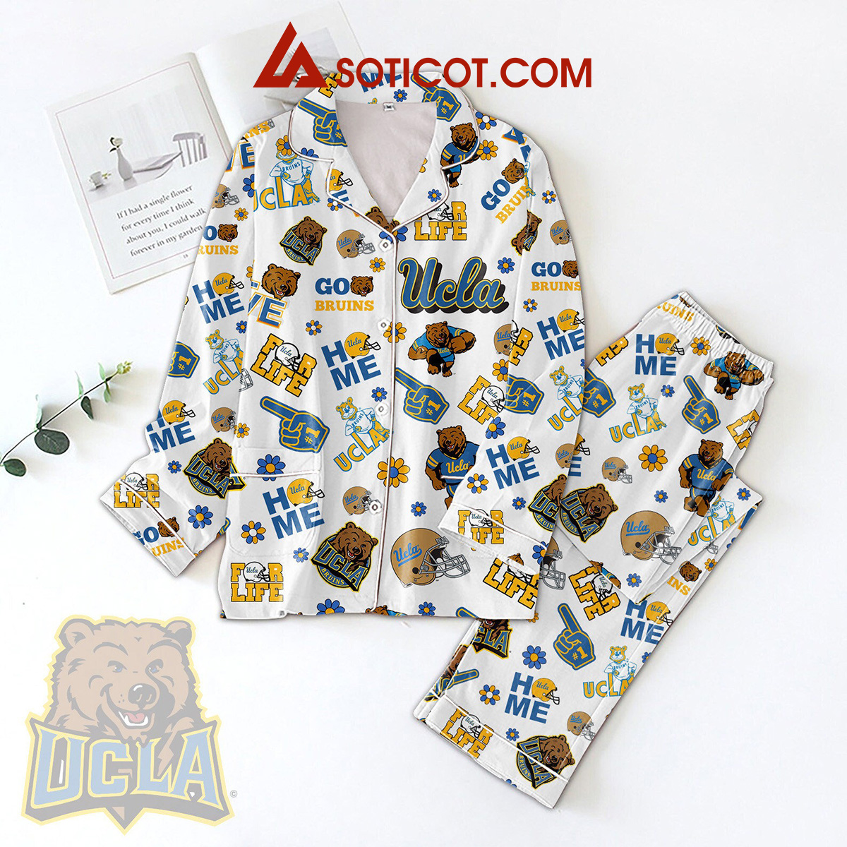 UCLA Go Bruins For Life Pajamas Set2B1 GUPHl