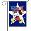 USA Star Mickey Mouse Garden Flag