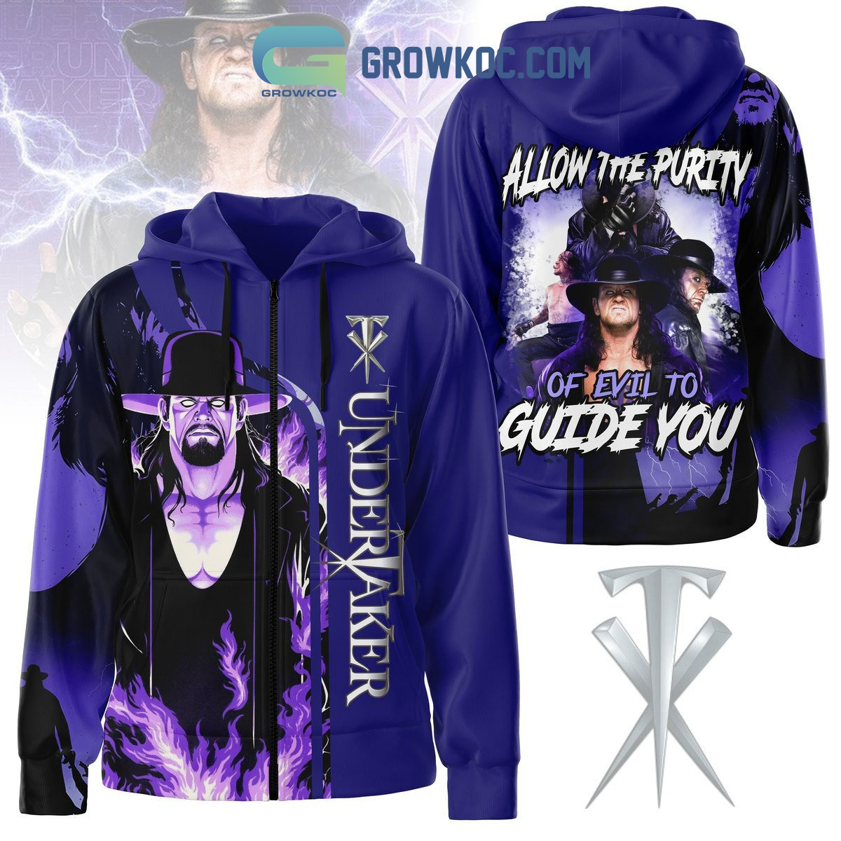 Undertaker Allow The Purity Of Evil To Guide You Hoodie Shirts2B1 iJV5E