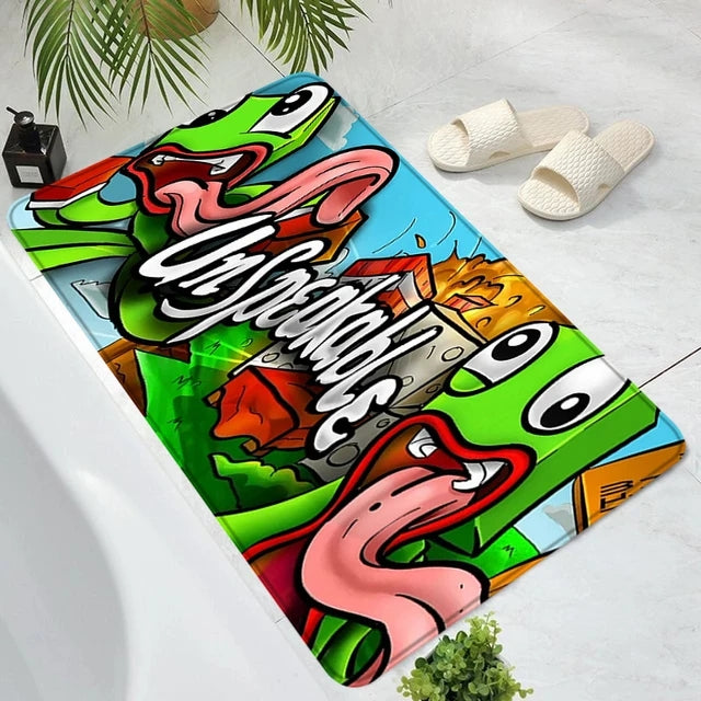 UnspeakableGamingFrogCarpetLivingRoomBedroomSofaRugDoorMat 4