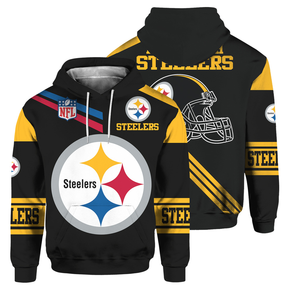 Upgrade Your Game Day Look With Pittsburgh Steelers Cute Zip Hoodie For Fans 0