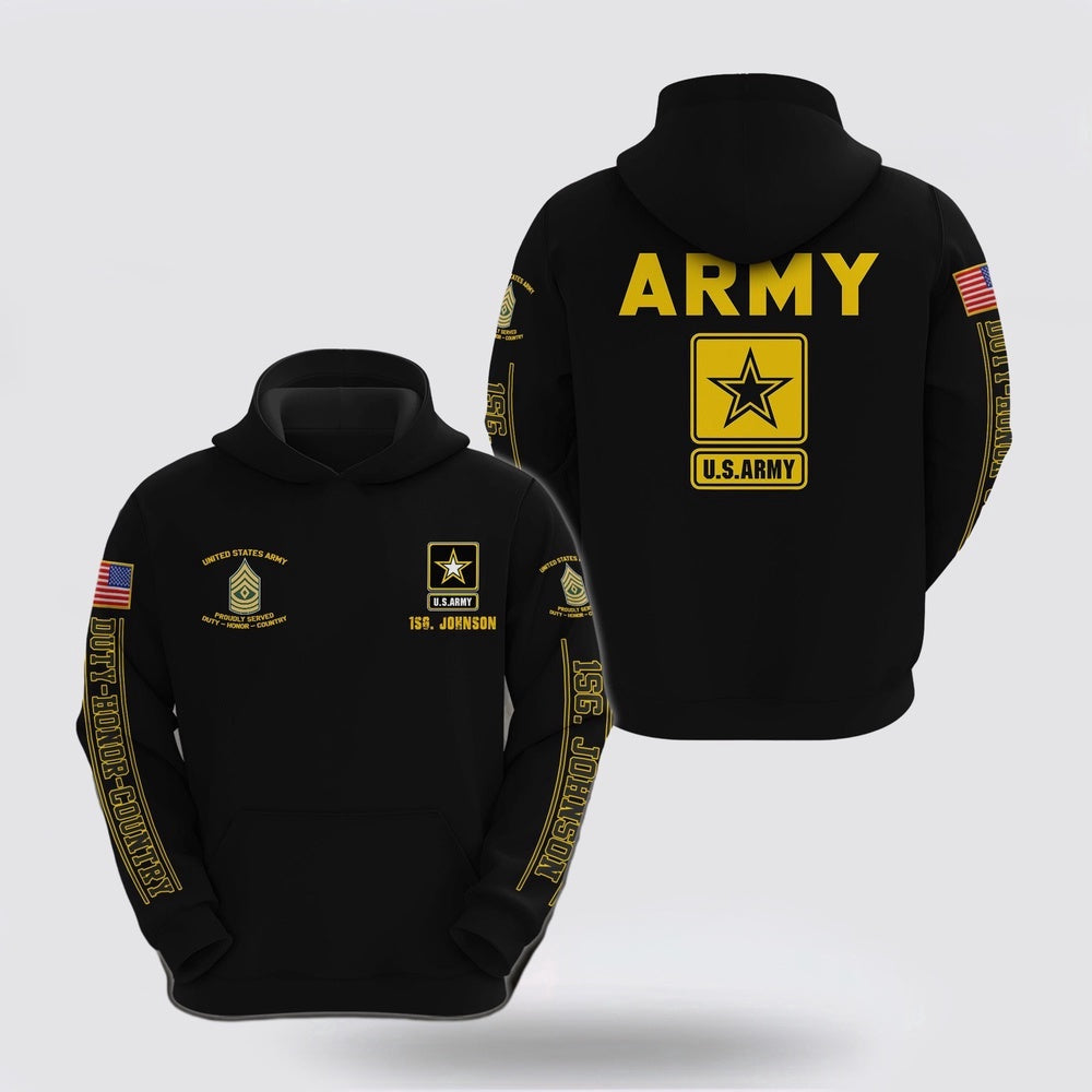 Us Army Hoodie Custom Name Rank Us Army Hoodie Custom Name And Rank Army Veteran Hoodies 1 xajr2t
