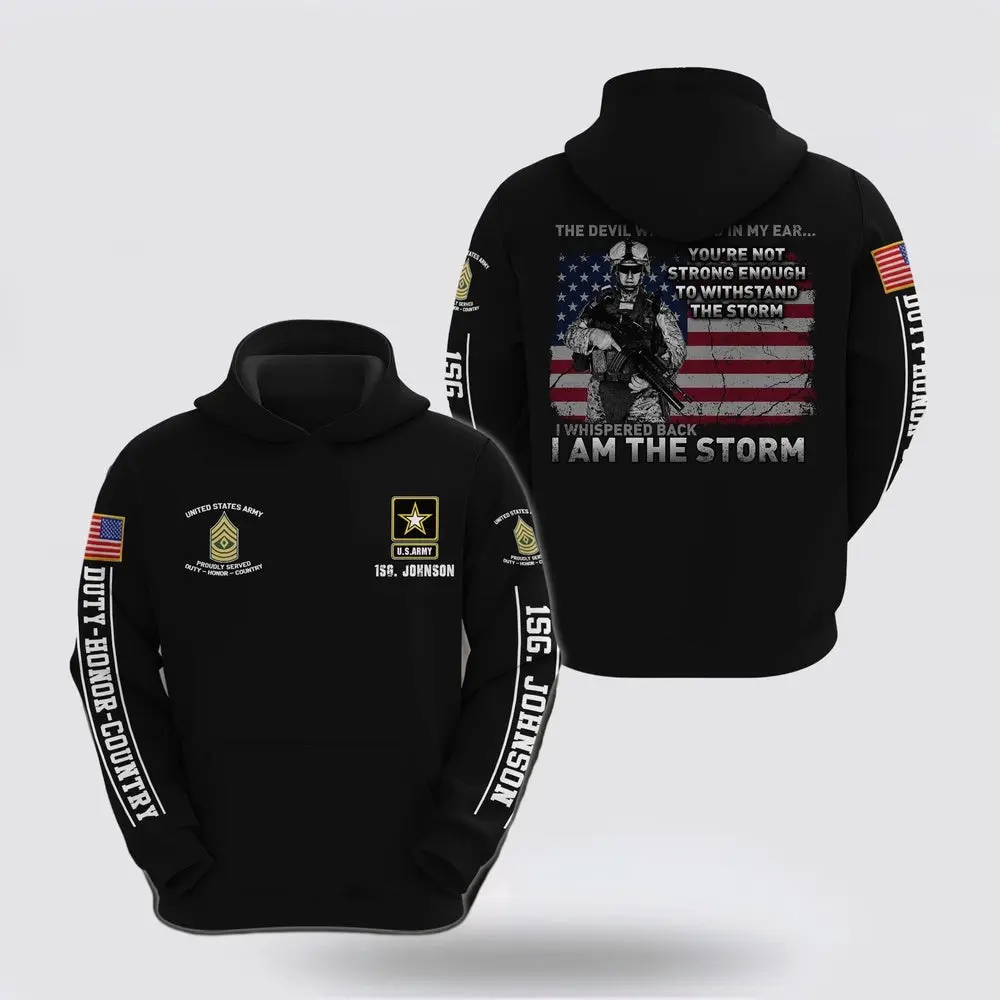 Us Army Hoodie Custom Name Rank Us Army Hoodie Custom Your Name Rank Us Army Gifts Army Veteran Hoodies 1 fytold