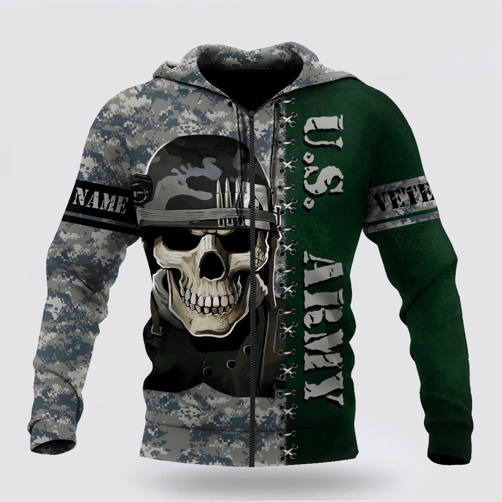Us Army Hoodie Custom Name US Army Veteran 3D Hoodie Army Veteran Hoodies 1 jcwp6q