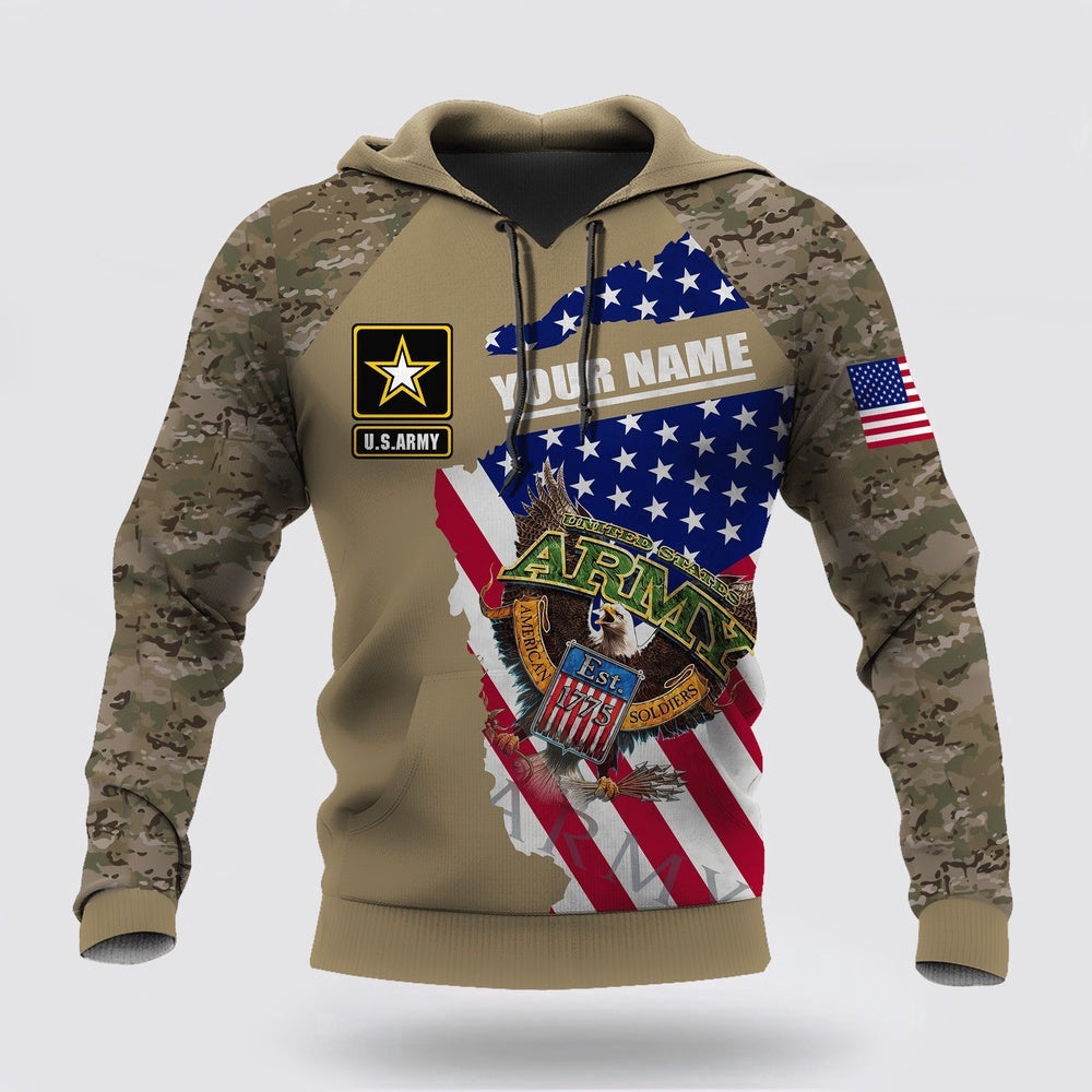Us Army Hoodie Custom name US Army Veteran America Flag 3D print Shirts Army Veteran Hoodies 1 rlqqlj
