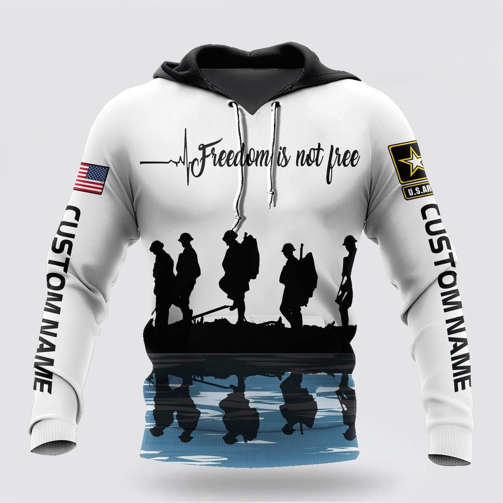 Us Army Hoodie Freedom Is Not Free Us Army Veterans 3D Hoodie Army Veteran Hoodies 1 vsgaow