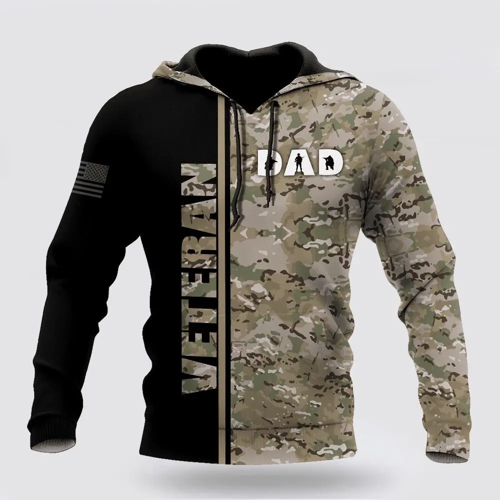 Us Army Hoodie US Veteran Dad Camo 3D printed shirts Army Veteran Hoodies 1 ye1upu