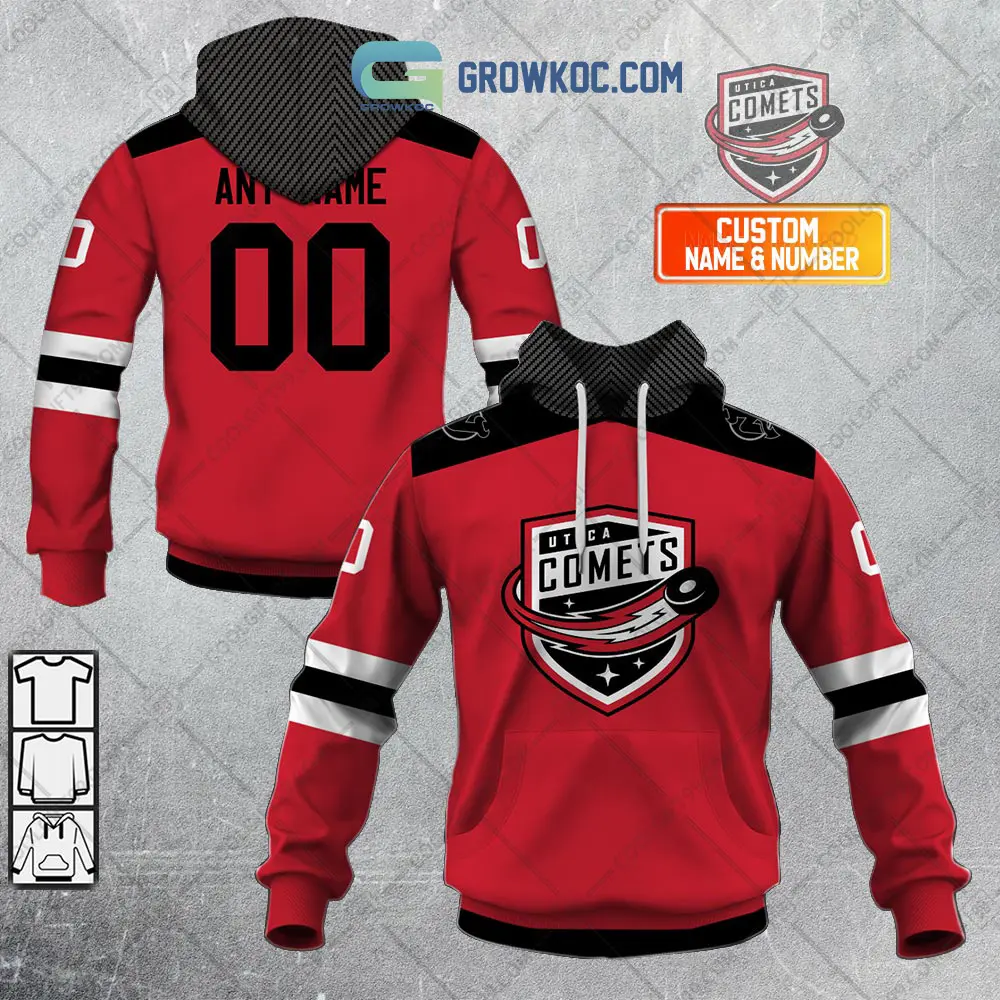 Utica Comets Color Fan Personalized Hoodie Shirts2B1 shyRe
