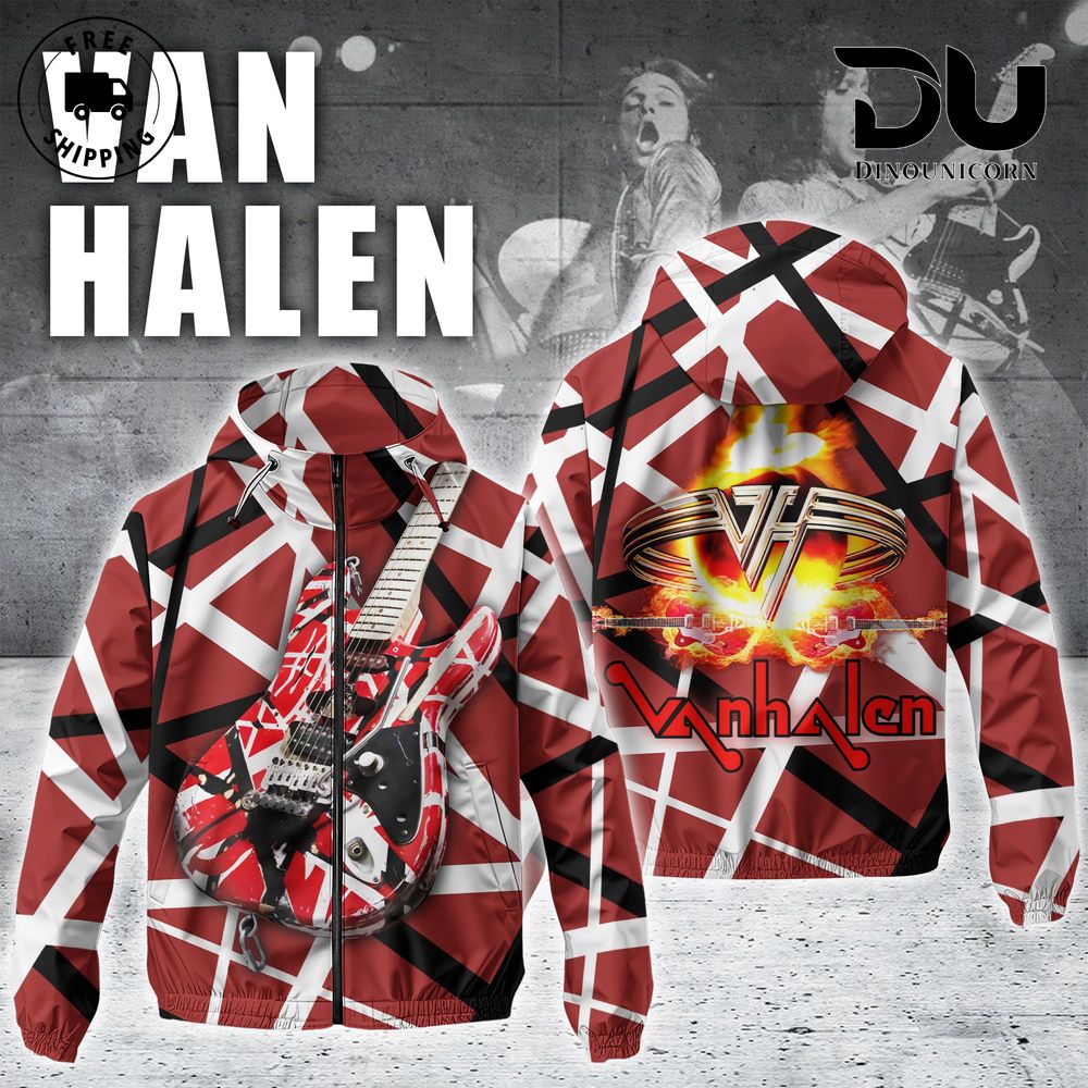 Van Halen Windbreaker Outdoor Jacket 1