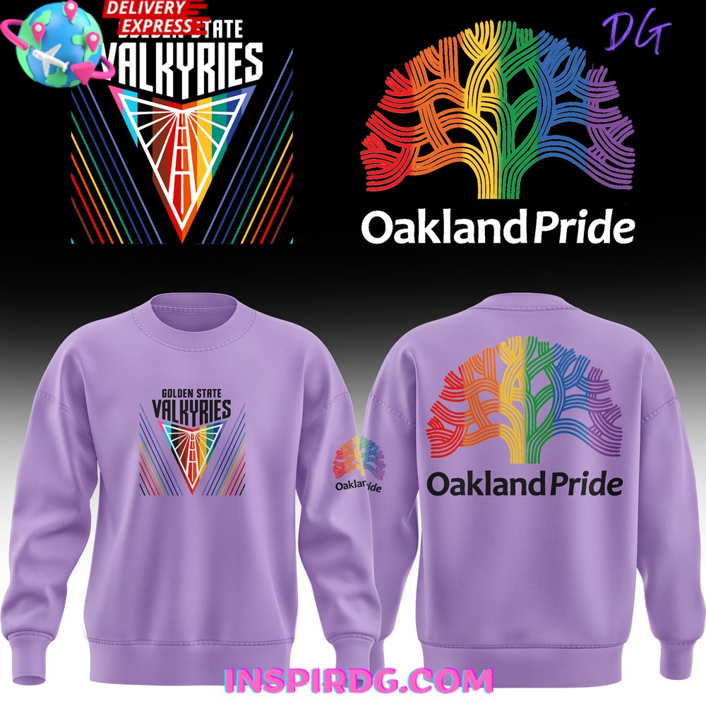 WNBA Golden State Valkyries Oakland Pride Purple Sweatshirt 1