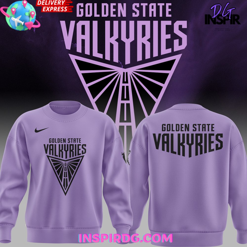 WNBA Golden State Valkyries Purple Sweatshirt 1