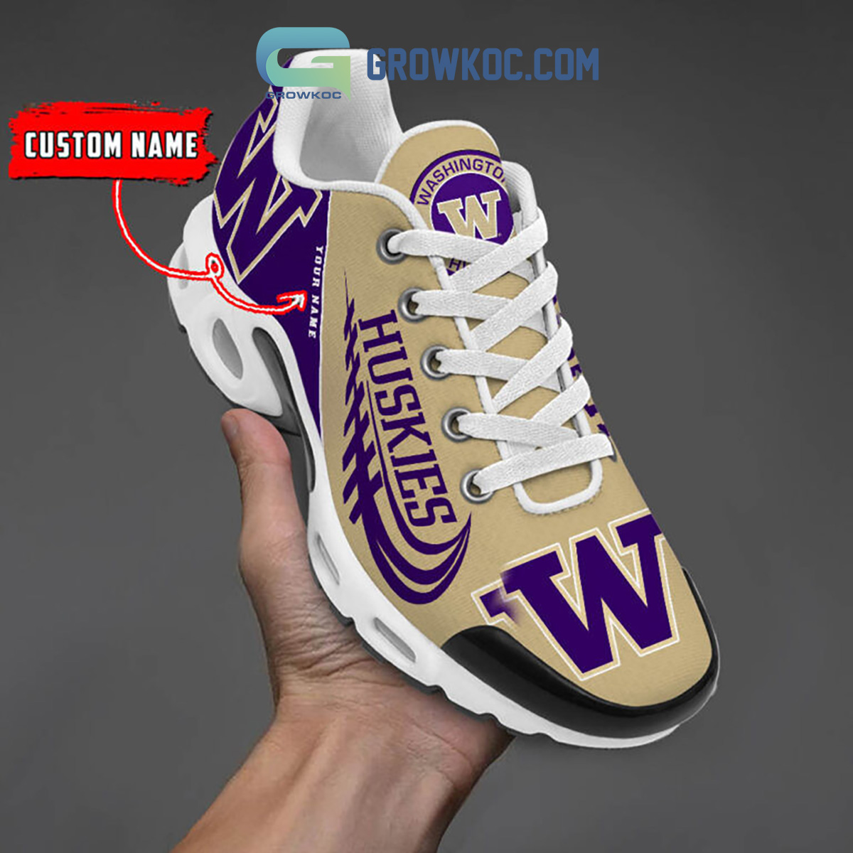 Washington Huskies Personalized TN Shoes2B1 NGsno