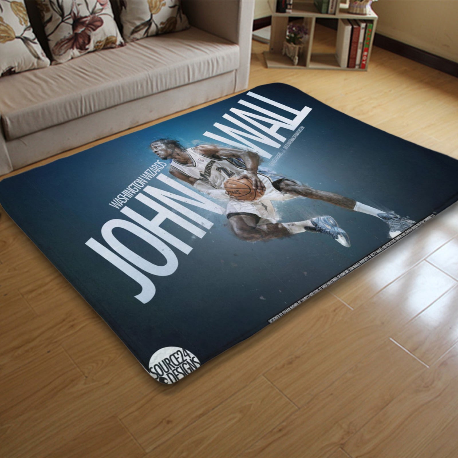 Washington Basketball WizardsCarpet Living Room Bedroom Mats Kitchen Bathroom Rug 1 1a336dd2 f5d5 4d8b aa08 00c38c12f4bd