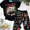 Wednesdays Addams Family Dancing Queen Merry Thingsmas Pajamas Set2B1 AYC9b