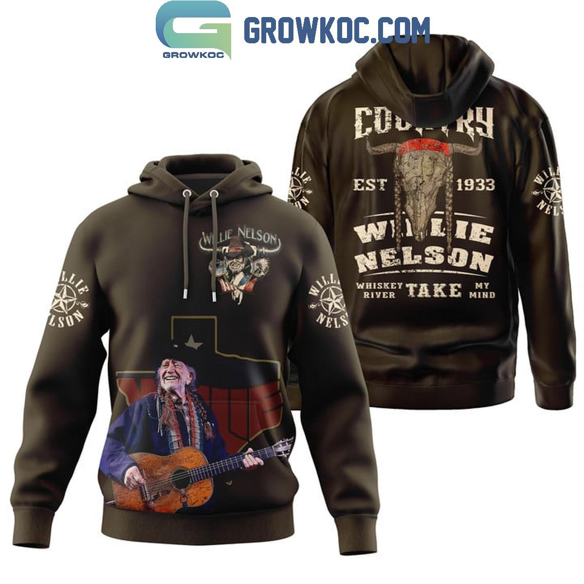 Willie Nelson Outlaw Country Est. 1933 Hoodie Shirts 1 tK4xK