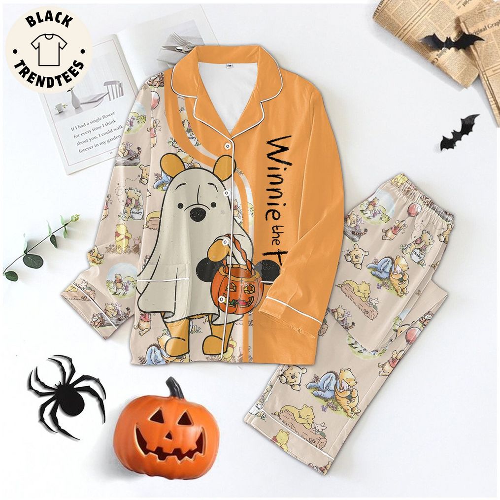 Winnie The Pooh Halloween Pumpkin Lights Design Pijamas Set dabd37 0