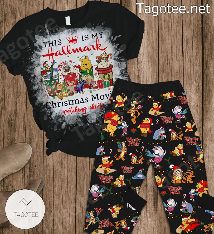 Winnie The Pooh This Is My Hallmark Christmas Movies Pajamas Set