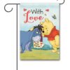 Winnie the Pooh and Eeyore Valentines Day Garden Disney Flag