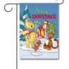 Winnie the Pooh and Friends Christmas Garden Disney Flag